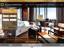 Tablet Screenshot of eurostarsmadridtower.com